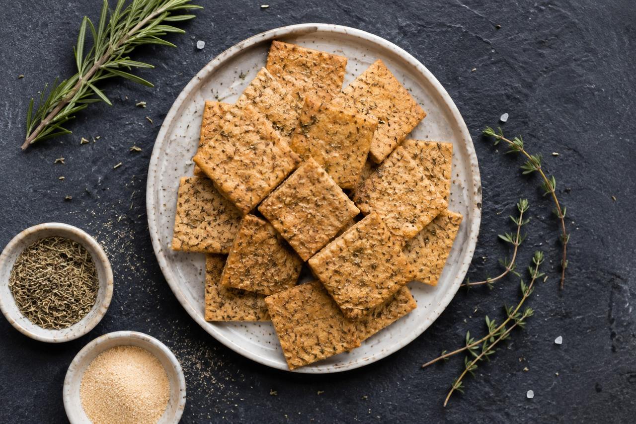 Garlic Herb Crackers (AIP)