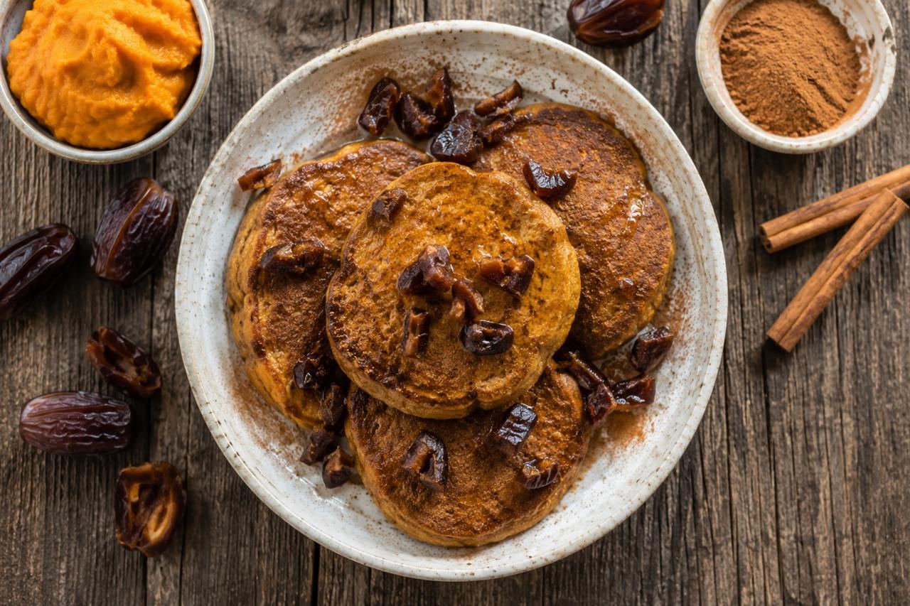 Oven-Baked Pumpkin Spice Pancakes (AIP)