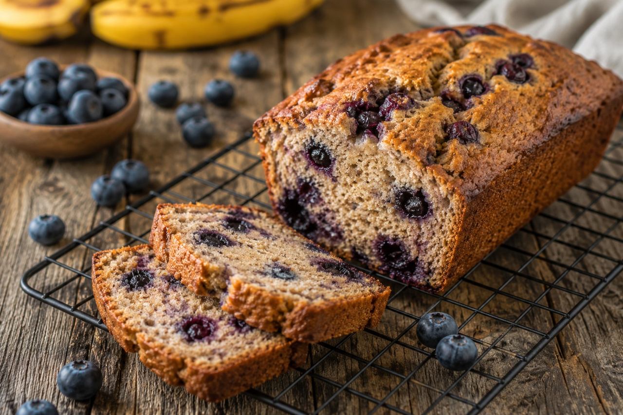Blueberry Banana Bread