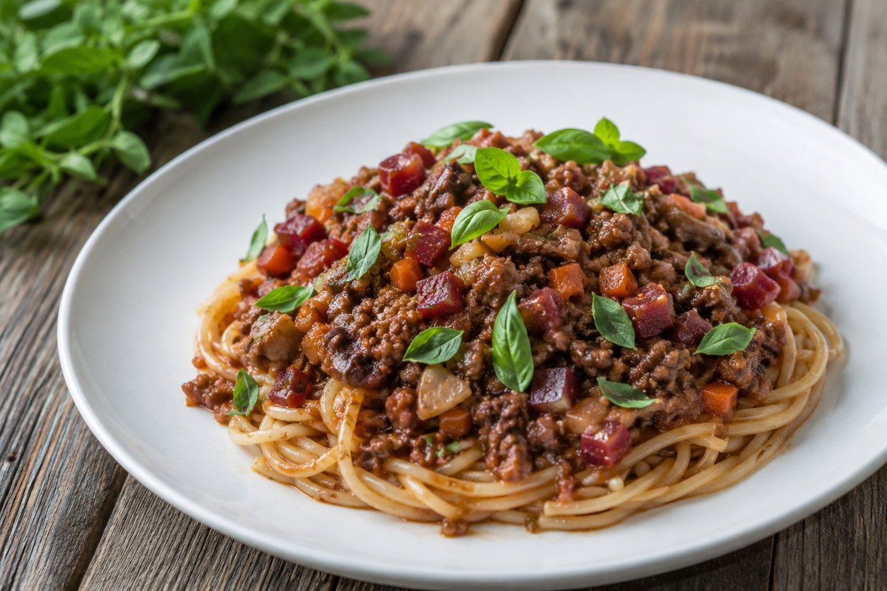 AIP Spaghetti and Herb Meat Sauce