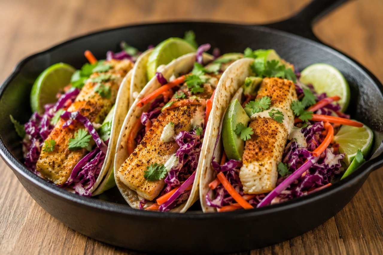 Adobo Fish Tacos