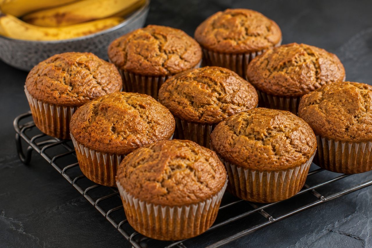 Pumpkin Banana Muffins