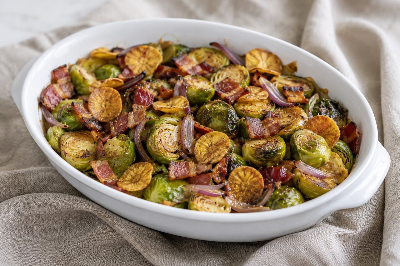 AIP Brussels Sprouts Gratin