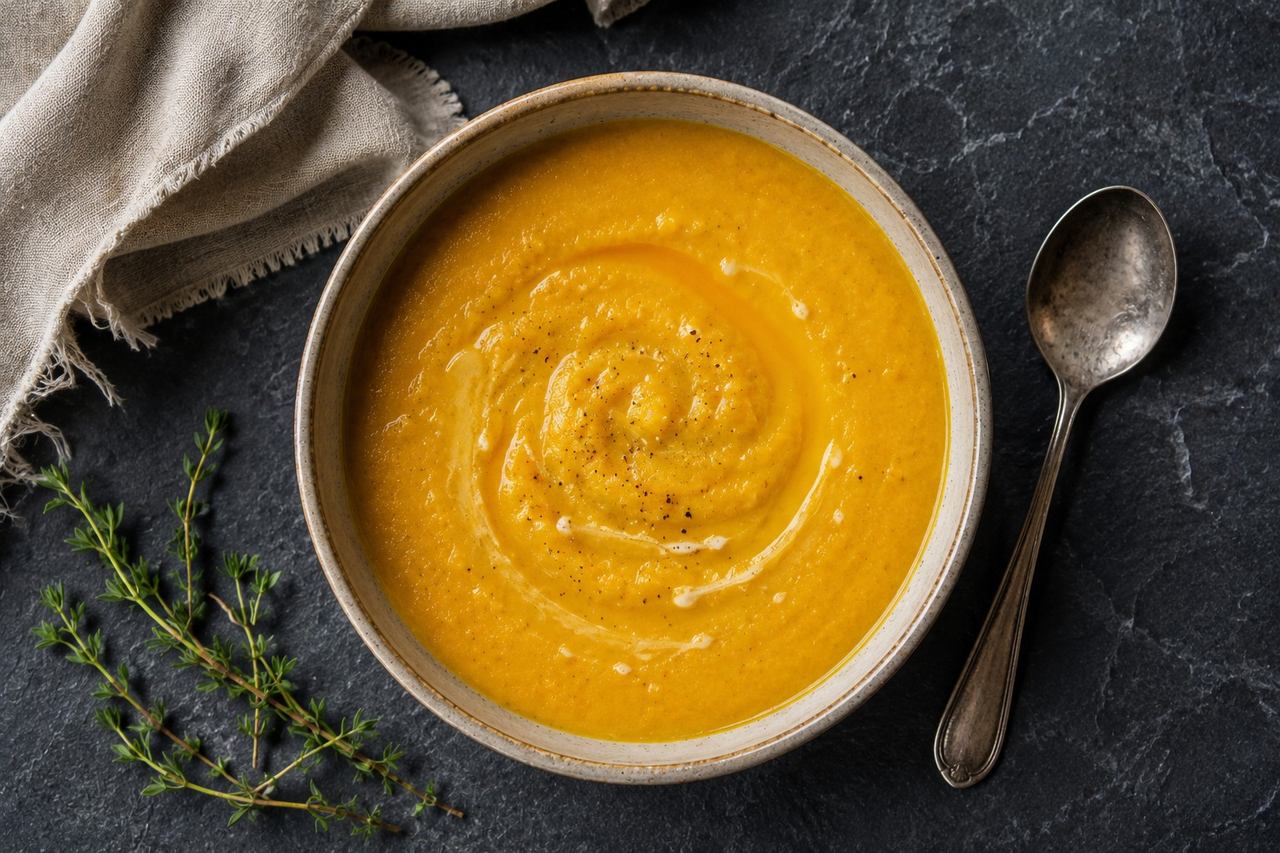 Butternut Apple Slow Cooker Soup