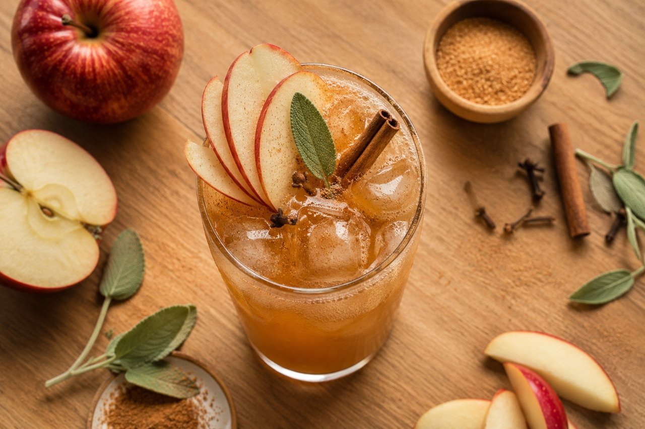 Apple Sage Splasher Mocktail