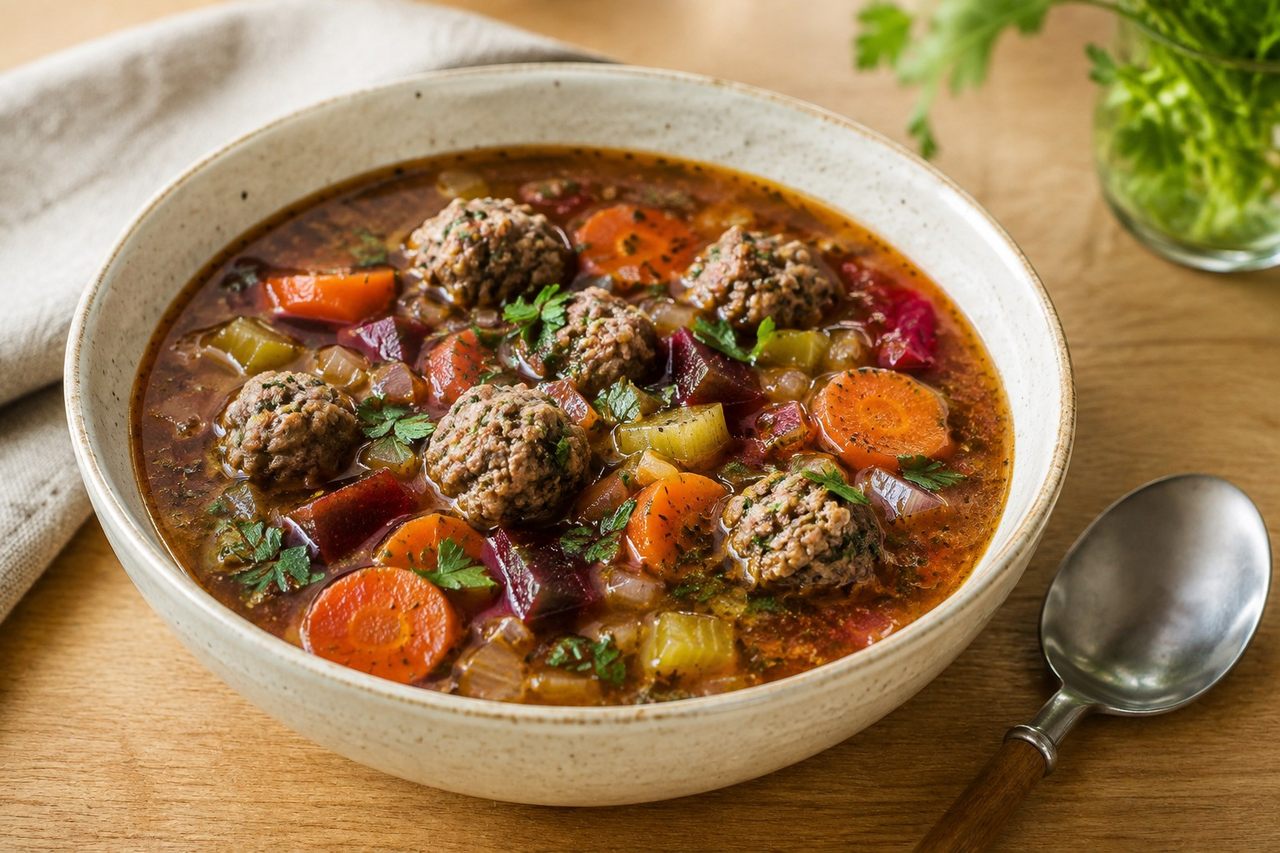 Italian Meatball Soup