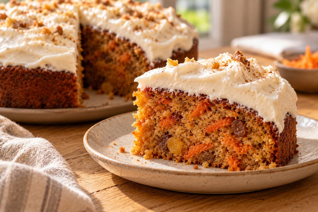 AIP Carrot Cake with Coconut Frosting (from Heartbeet Kitchen)